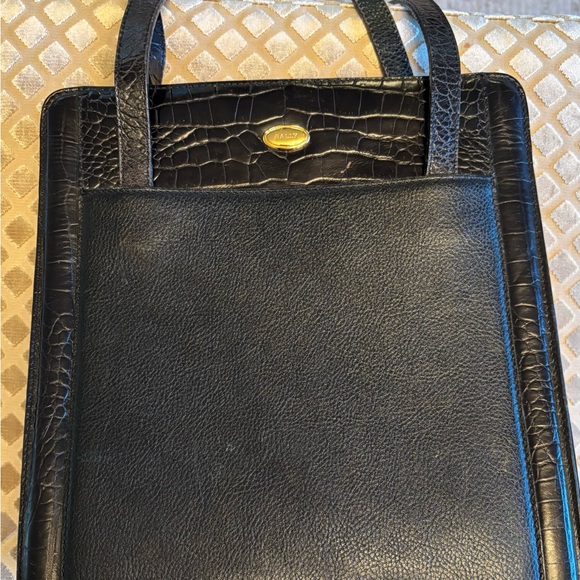 Vintage Pebble Leather Croc Embossed Bally Purse - Picture 4 of 11